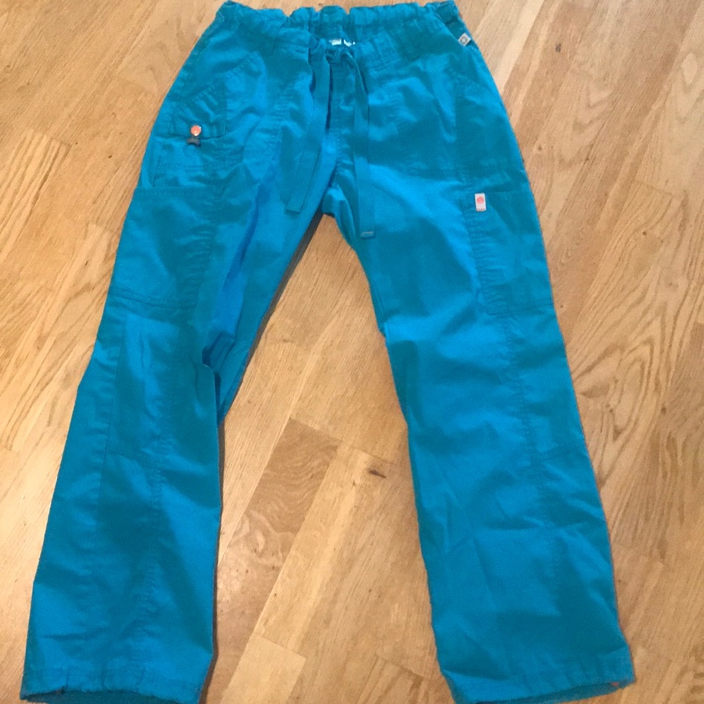 Teal scrub pants